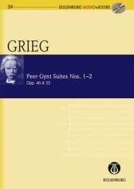 Grieg: Peer Gynt Suites Nos. 1 and 2 Opus 46 / Opus 55 (Study Score + CD) published by Eulenburg